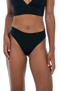NEW PHIE COLLECTIVE alicia classic bikini bottom in black